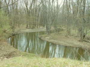 Honeoye Creek carries outlet waters from Canadice, Hemlock and Honeoye Lakes to the Genesee River  