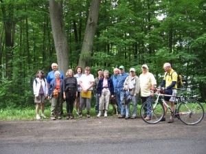 Hikers and bikers on June 26, 2011 at Canadice