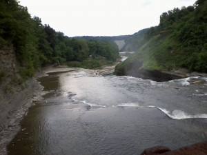 Upper Falls from Bridge base.
