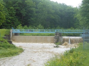 Dam holds up during recent flood of June 14, 2015