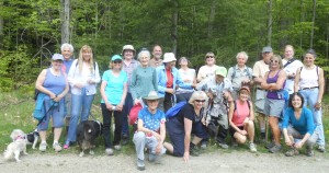 21 hikers and 5 dogs
