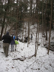 A winter hike on mission trail (Feb 2012)